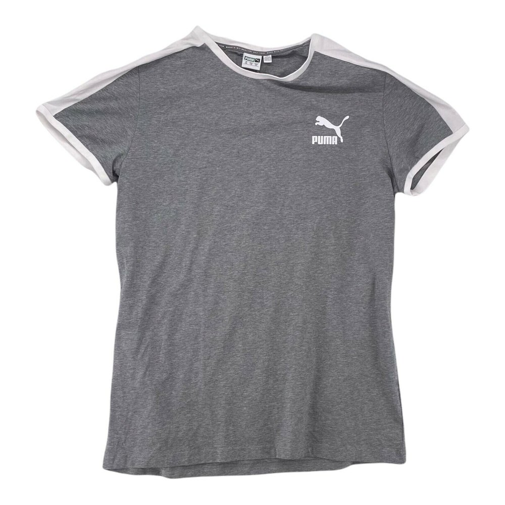 Puma Iconic T7 Men's Slim Tee Mens XXL Heather Grey TL4250 Casual Sport Shirt